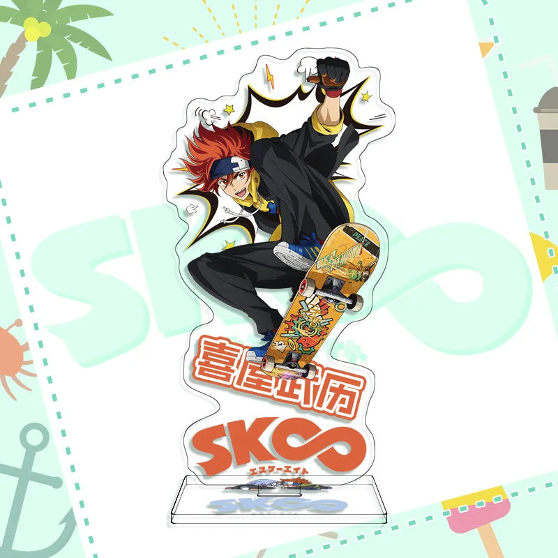 Anime Figure SK8 the Infinity Cosplay Reki Snow Miya Cheery Blossom Acrylic Stands Model Desk Decor Fans Collection Props Gifts
