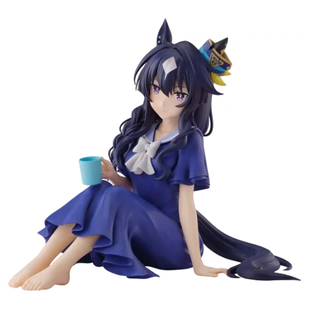 Original Bandai Umamusume: Pretty Derby Relax Time Movie Edition TV Anime Kitasan Black Figure Model Collector Figurine Toys