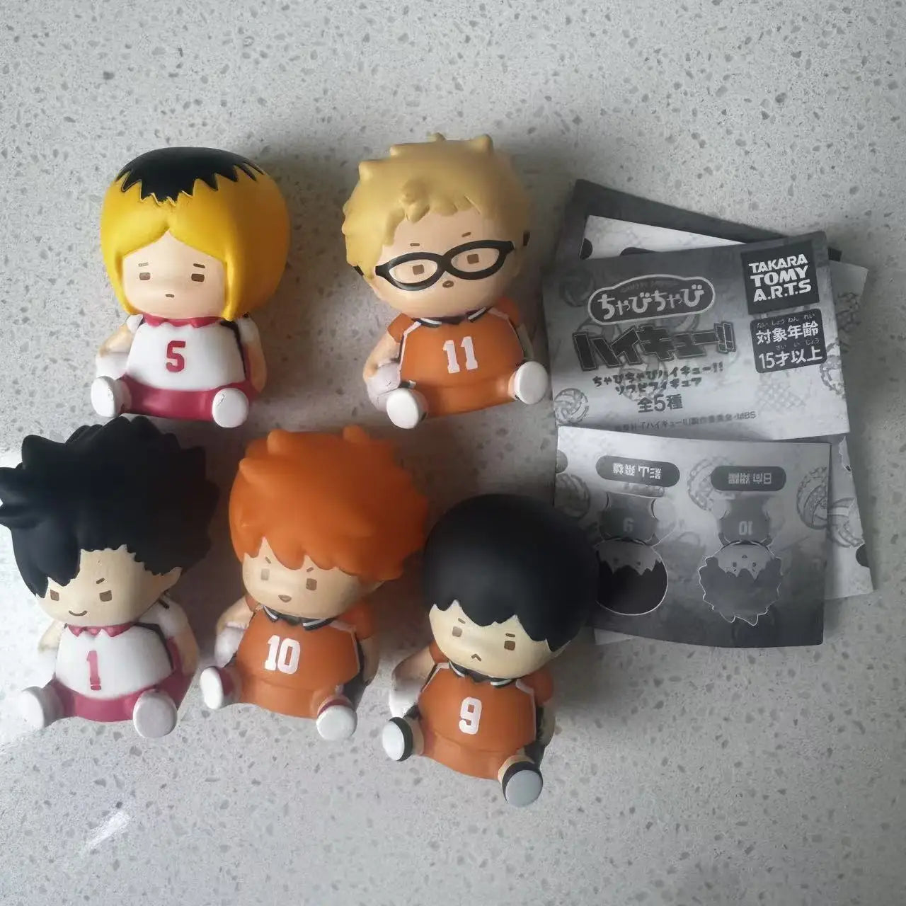 Genuine Action Figure 2 Haikyuu Sleep Style iwaizumi hajime Akaashi Keiji Oikawa Tooru Kotaro Bokuto Gacha Toy