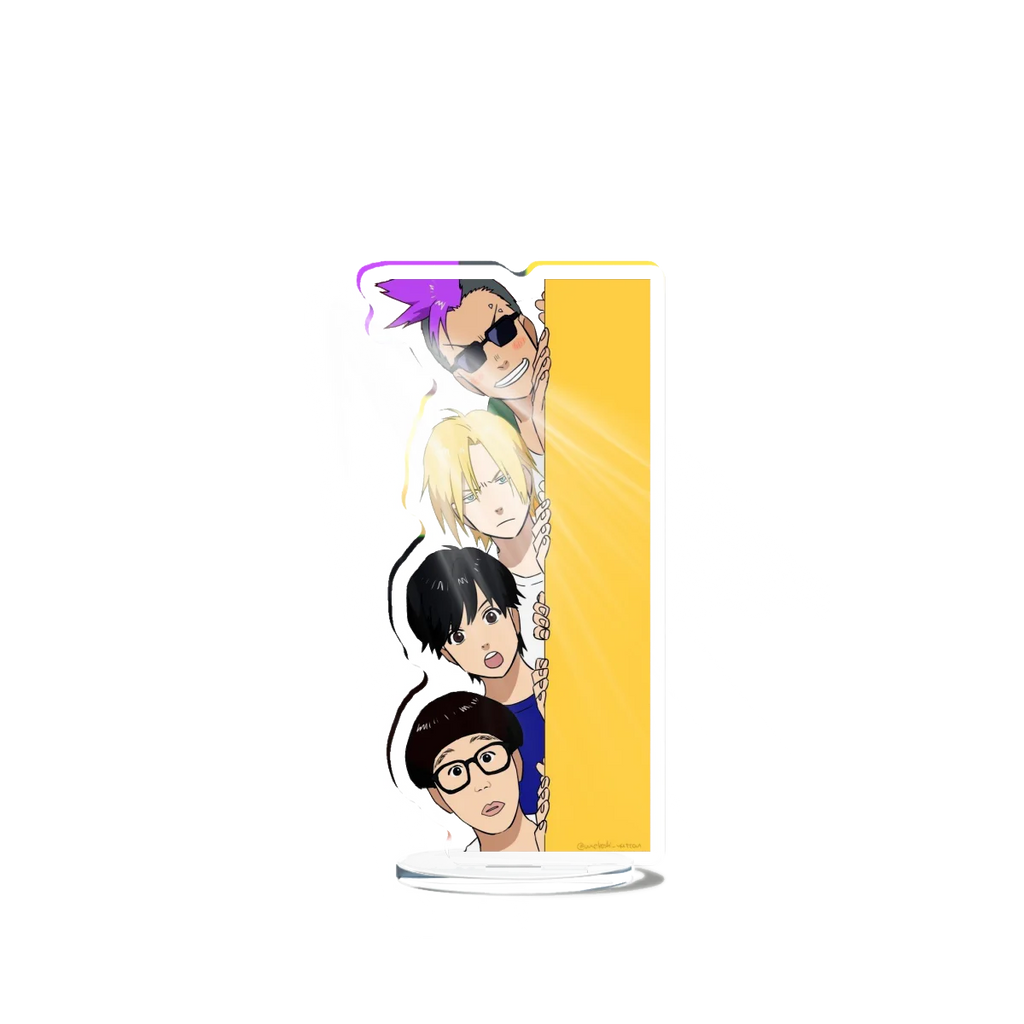 Banana Fish Ash Lynx Stand Model Plate Decoration Desk Figure Display Couple Gift Television Animation Prime Product Peripheral