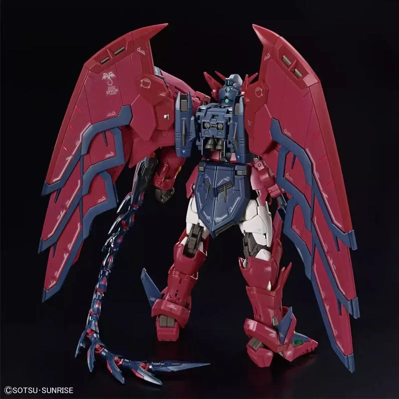 Bandai Original Genuine RG 1/144 GUNDAM EPYON MOBILE SUIT GUNDAM WING OZ-13MS Anime Model Toys Action Figure Gifts Collectible