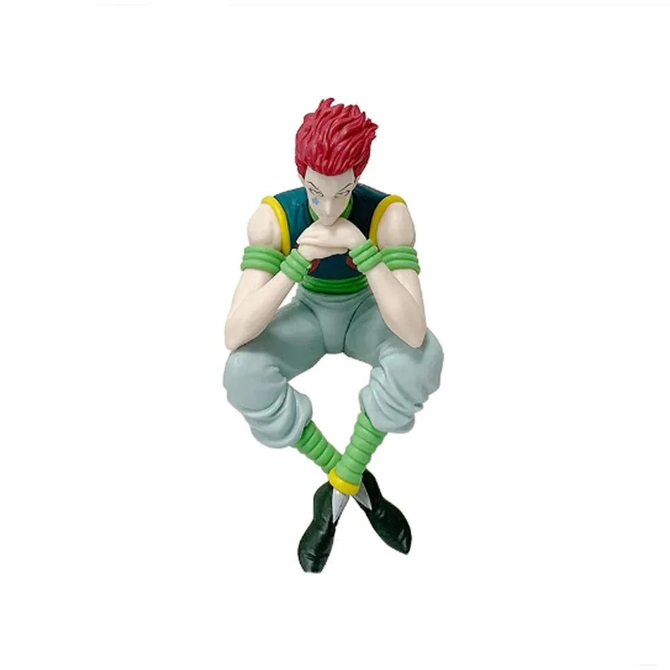 14cm For Hunter  Anime Figure - Illumi, Hisoka Action Figure & Noodle Stopper  Room Decoration, PVC Noodle Stopper Model Toy