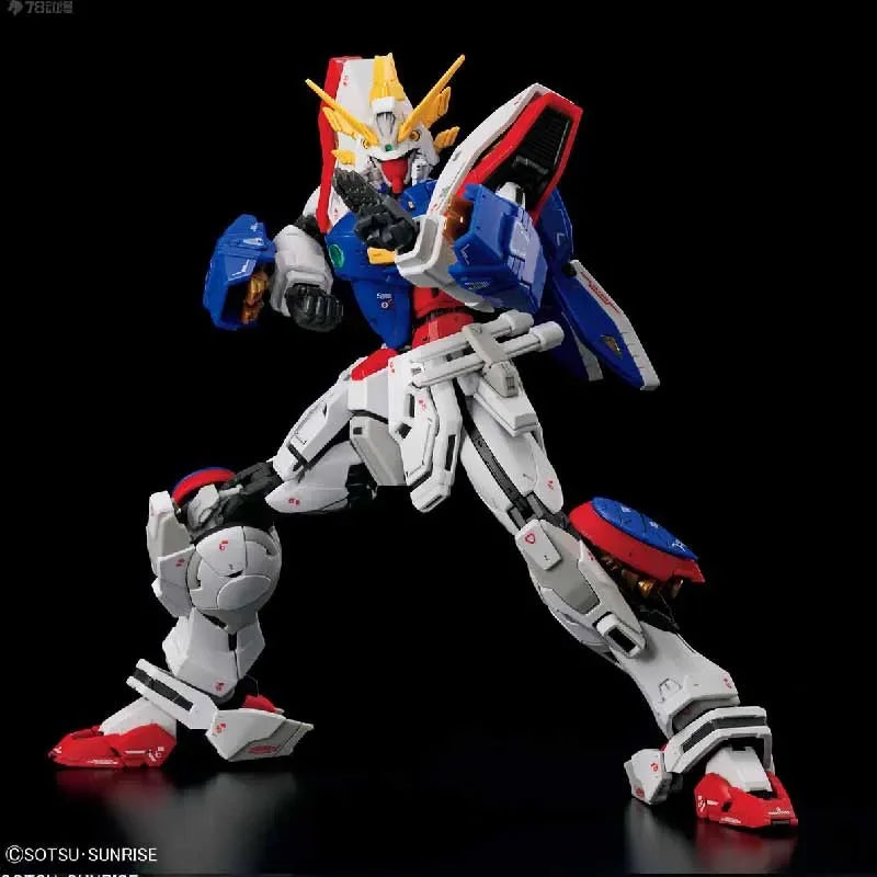 Bandai Original GUNDAM RG Series SHINING GUNDAM WING GUNDAM ZERO Anime Action Figure Assembly Model Toys Collectible Model