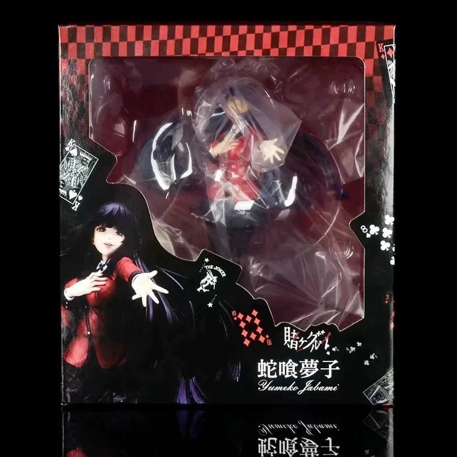 New Damomaru Kakegurui Artfx J Jabami Yumeko Changeable Posture Standing Collectible Action Figure Beautiful Girl Han Toynew