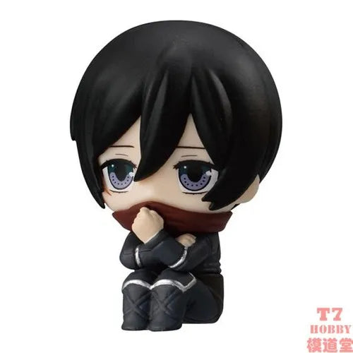 BANDAI Attack on Titan figure Waiting series 2 capsule toys Levi Eren Mikasa Armin figure anime Brand new genuine hot anime