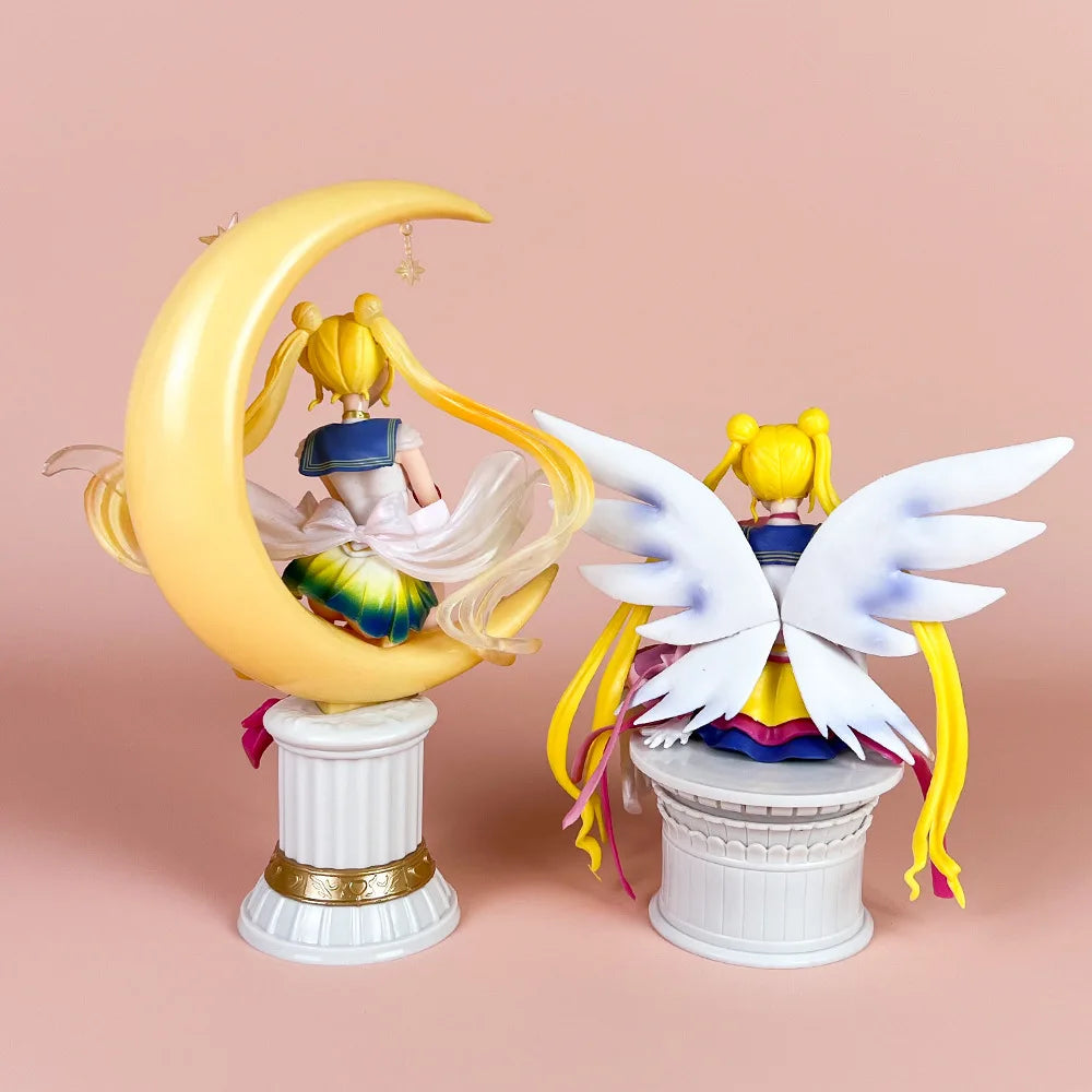 Cute Sailor Moon anime Statue model.Pvc GK handmade model Toys Collectible Decoration Desktop Gifts.Toy gifts