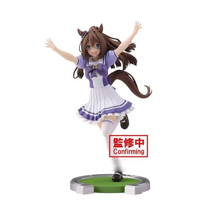 Original Bandai Uma Musume: Pretty Derby Meisho Doto Admire Vega Anime Action Collectible Ornament Model Toys Holiday Gifts 17cm