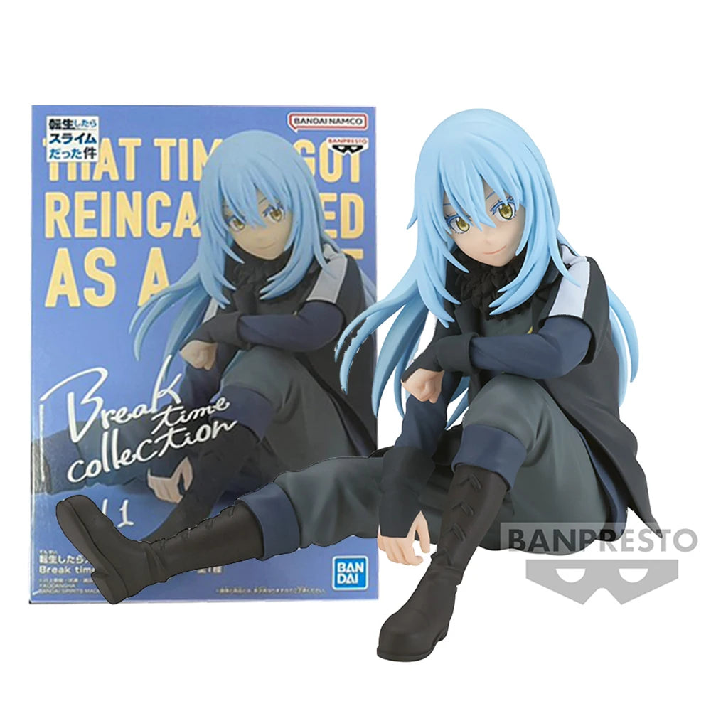 8.5CM Anime Tensei Shitara Slime Datta Ken Rimuru Tempest Figure 1/7 Sitting Model Shuna Shion Toy Doll Aciton Figure PVC