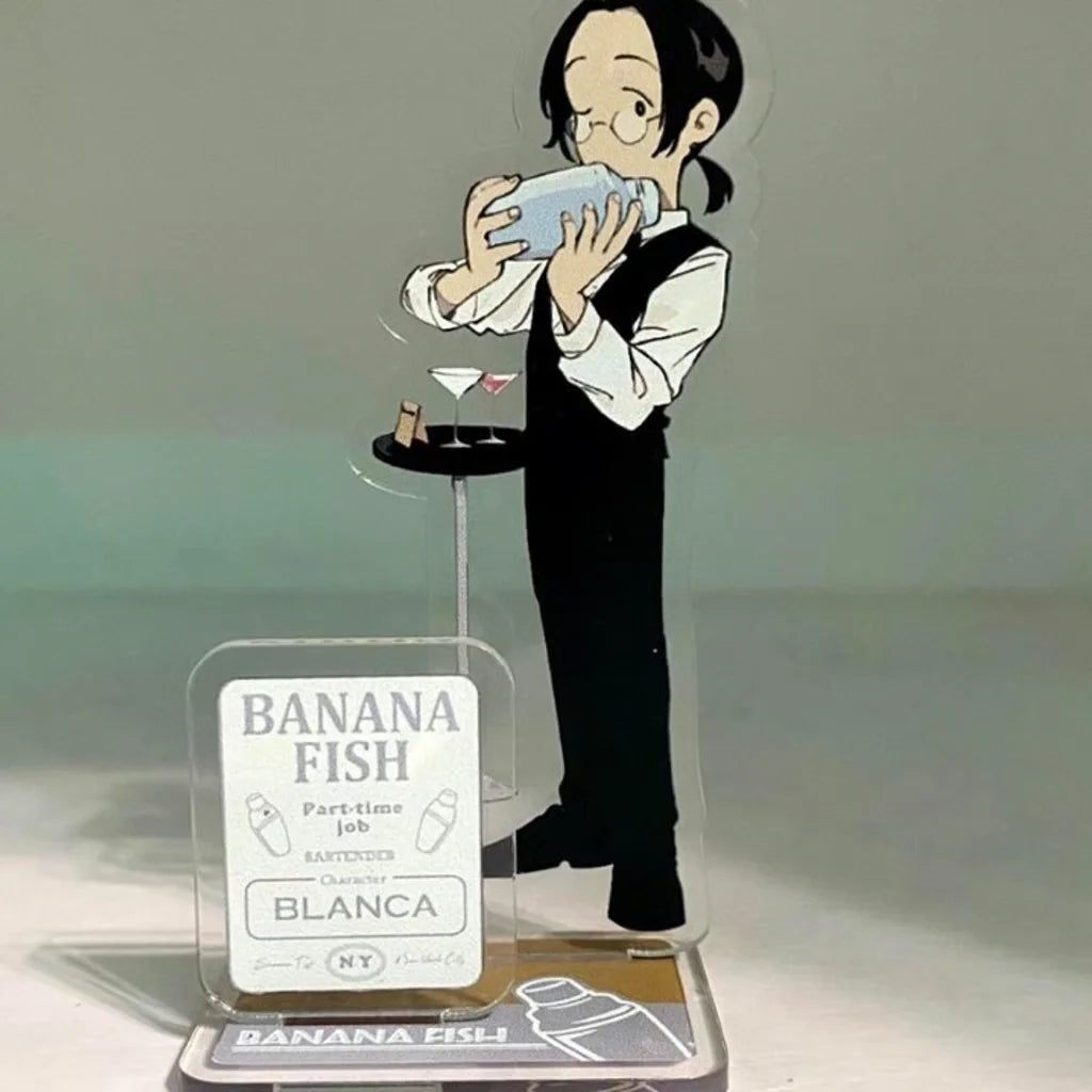 Cartoon Anime Banana Fish Ash Okumura Eiji Acrylic Stand Figure Display Ibe Shunichi Figure Model Plate Christmas Props Toy