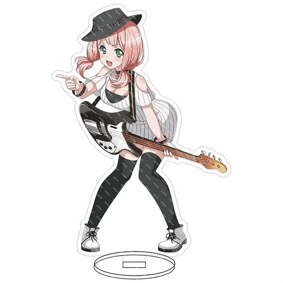 Anime Figure BanG Dream Maruyama Aya Sayo Hikawa Cosplay Acrylic Stand Model Plate Desk Decor Standing Sign Keychain Gifts