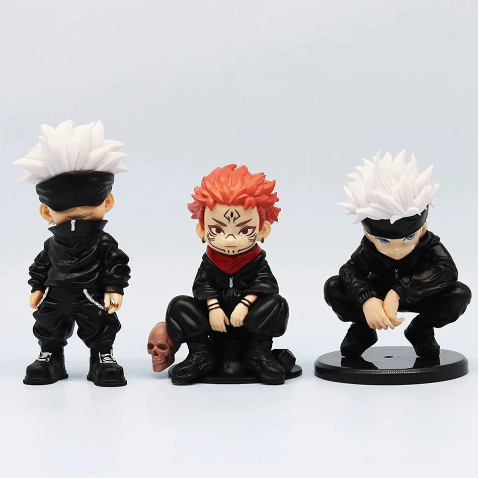 3 Style Jujutsu Kaisen Anime Figure Satoru Gojo Action Figure Lord of the Curse Sukuna Figurine Collection Model Doll Toys