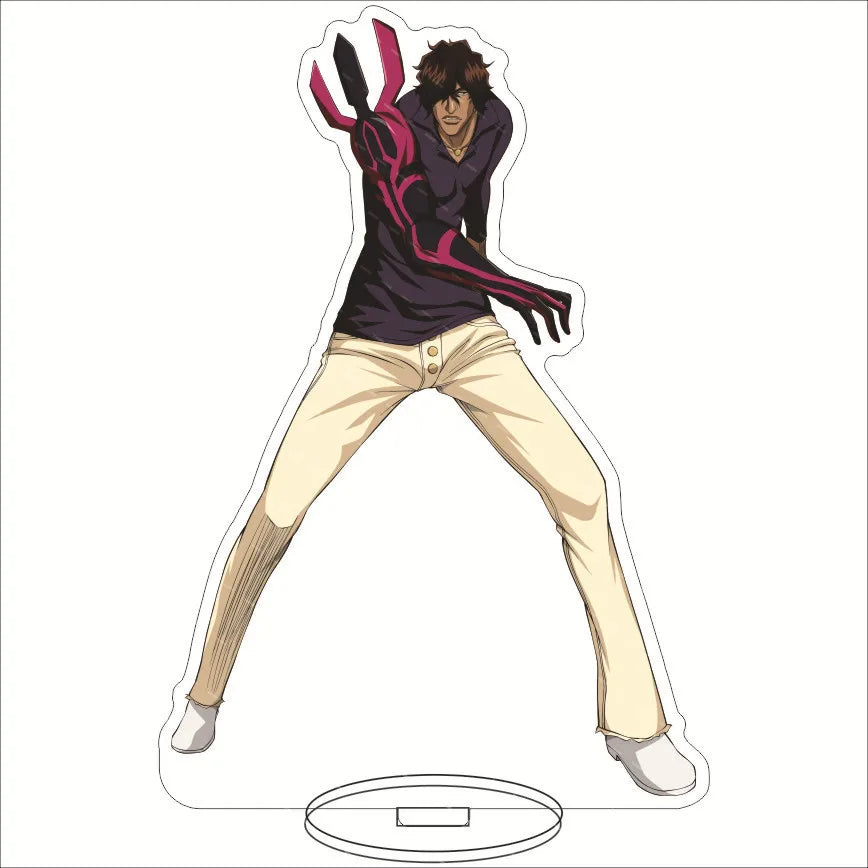 Anime BLEACH Acrylic Stand Manga Figures Kurosaki Ichigo Miniatures Figurines Garage Kits Model Toys GK Ornaments Decoration