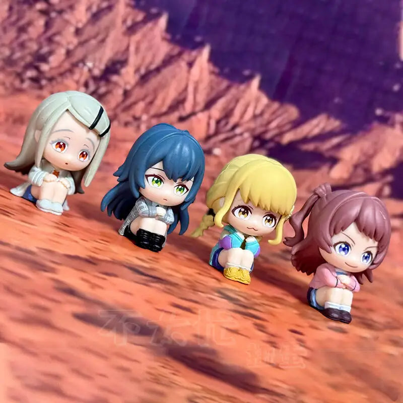 4pcs/set Genuine Bandai Gakuen Idolmaster Nendoroid Waiting for the shape Twisted Egg Anime Action Figure Model Toys Gift for Birthday