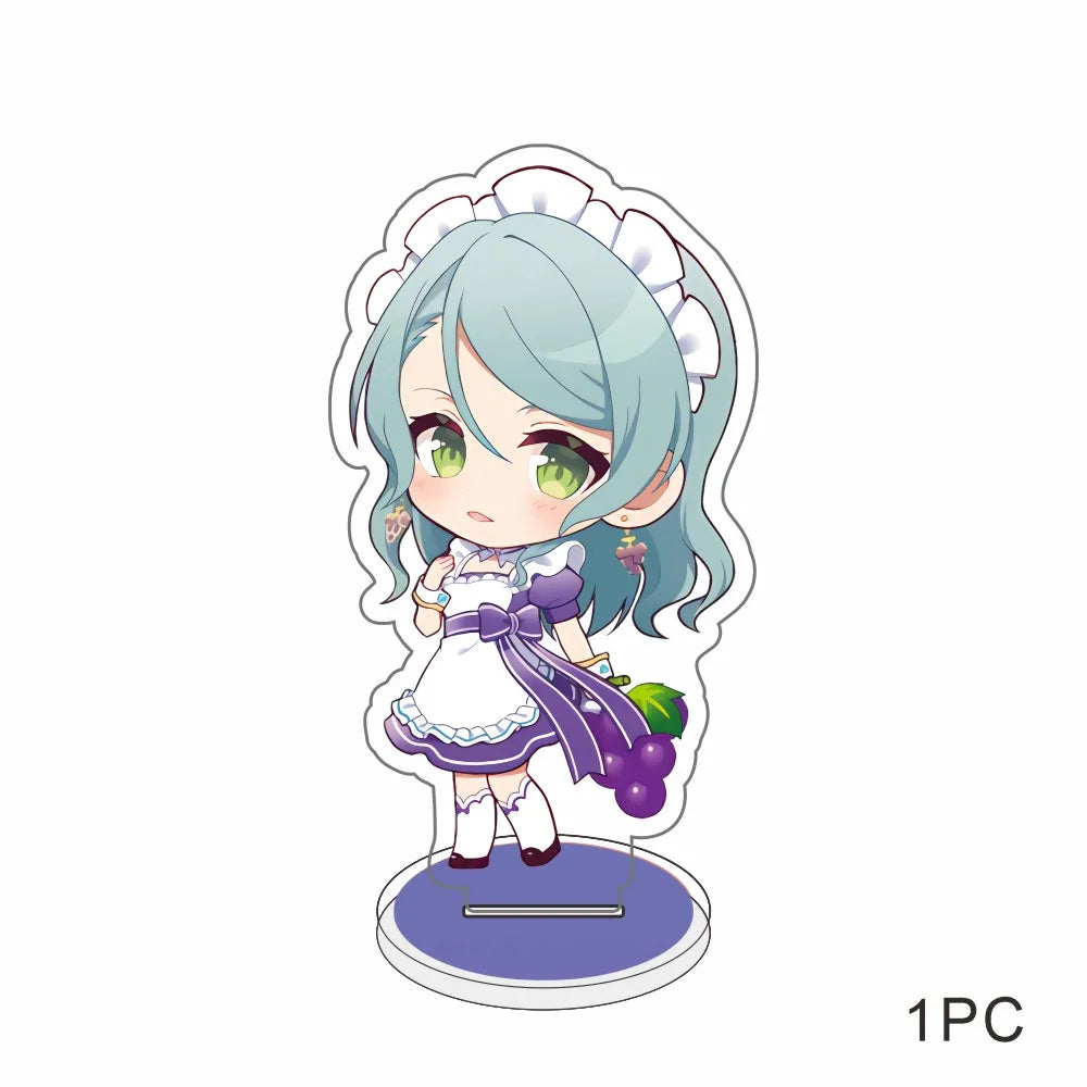 BanG Dream!  Anime Acrylic Figures Stand Model Friends Keychain Fans Gifts Sakiko Soyo Display Keychain Ornaments Sweet Girl