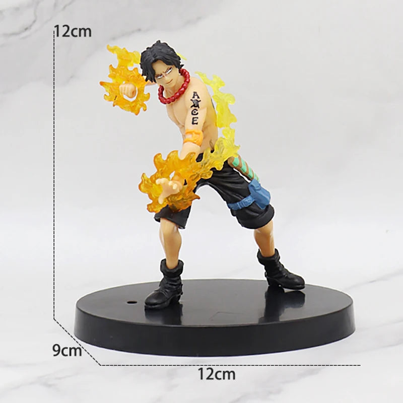 One Piece Luffy Roronoa Zoro Portgas D Ace Figure Toys Sabo Vinsmoke Sanji PVC Anime Action Figurine Model Dolls Gift