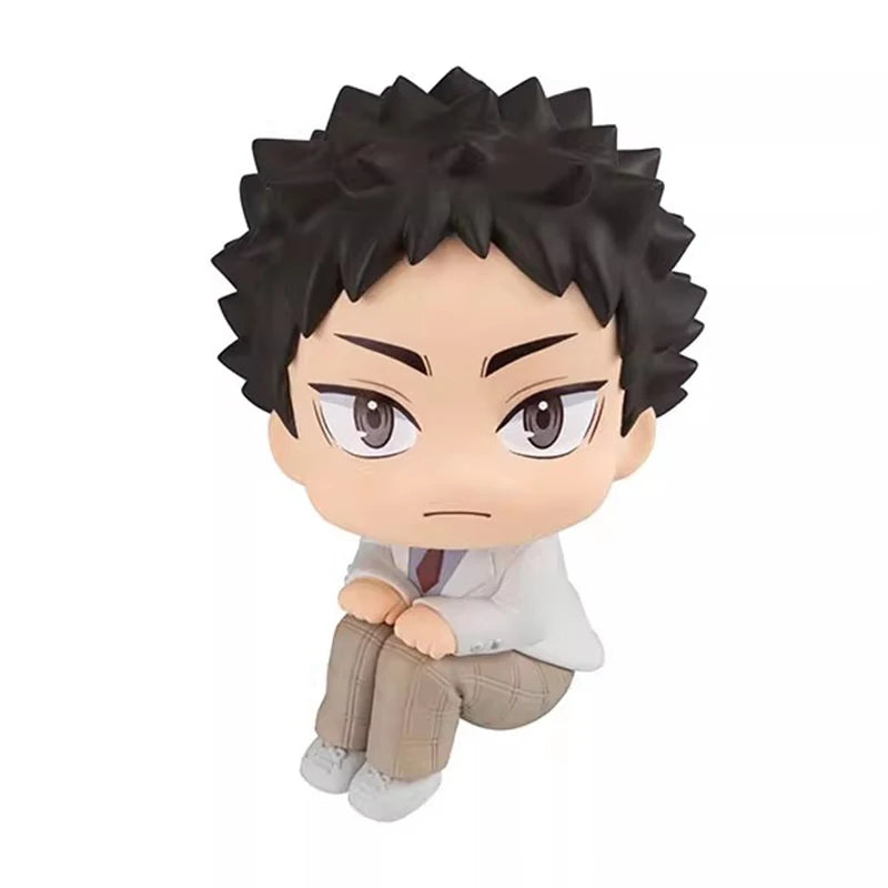10cm Oikawa Tooru Figure Haikyuu Anime Figures Iwaizumi Hajime Look Up Action Figurine Pvc Model Collection Ornament Doll Toys