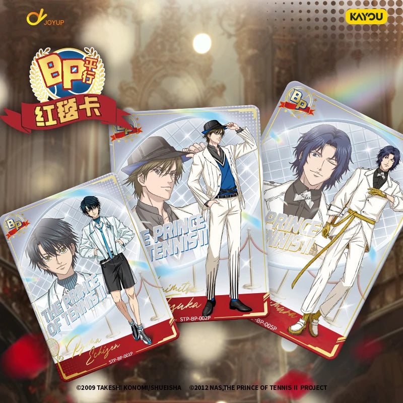 Genuine KAYOU New The Prince of Tennis Card Shining Moment Chapter Peak Pack Animation Character SE BP Collection Card Toys Gift