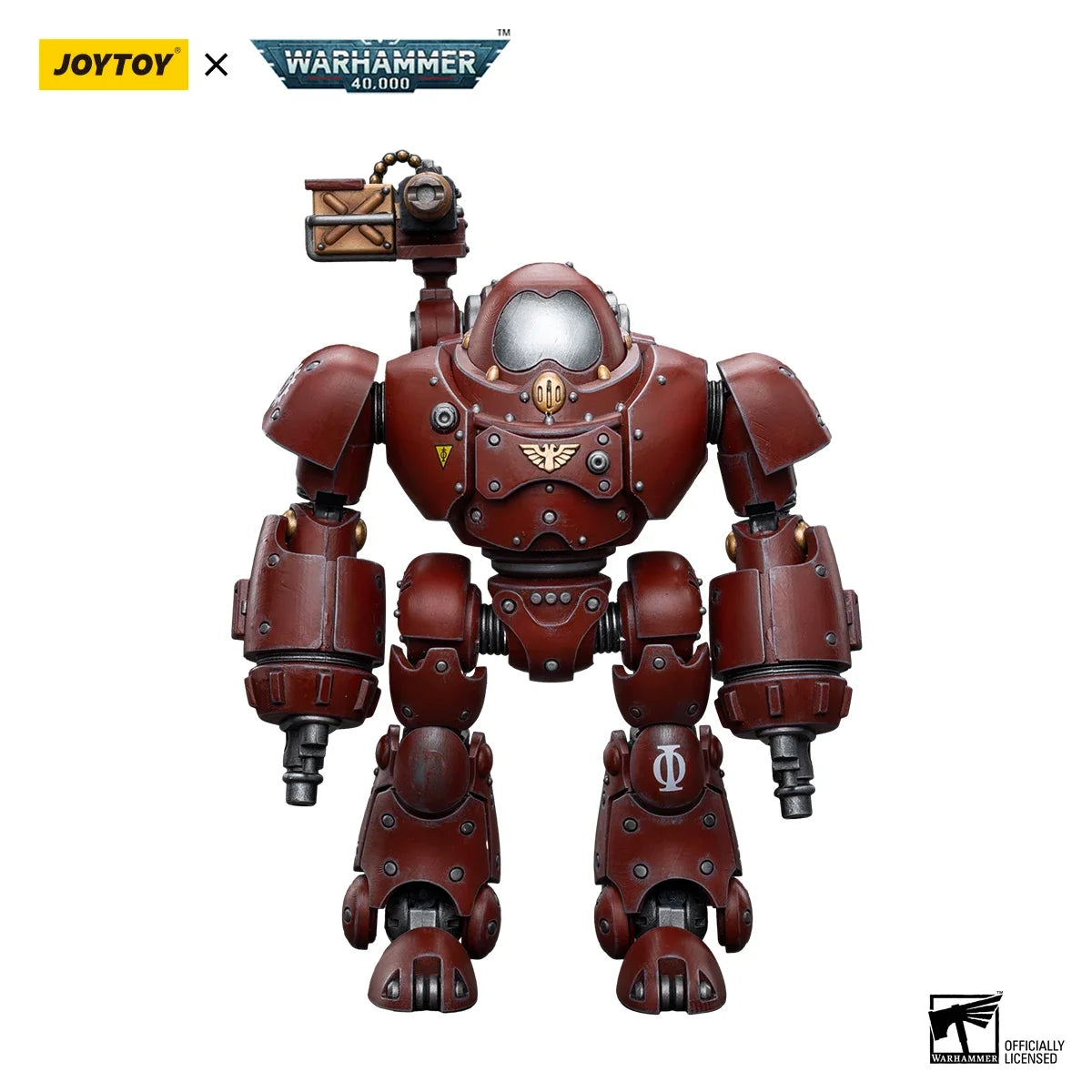 JOYTOY Warhammer 40k 1/18 Action Figures Mecha  Adeptus Mechanicus Kastelan Robot with Heavy Phosphor Blaste
