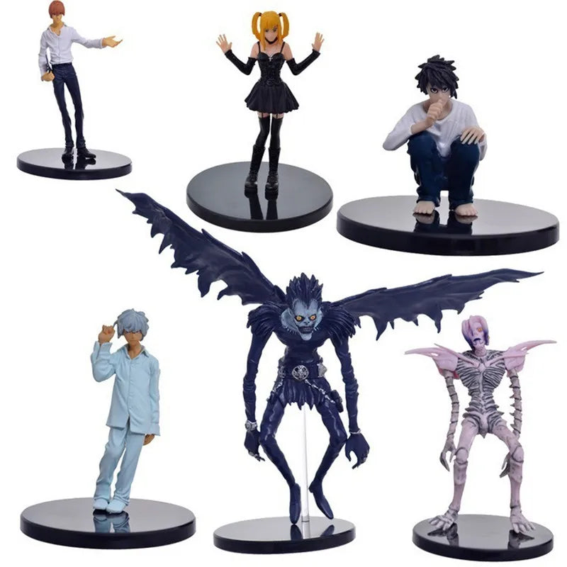 24CM Anime Game Figure Death Note L Ryuuku Ryuk Grim Reaper  Pose Standing Model Dolls Toy Gift Collect Boxed Ornaments PVC