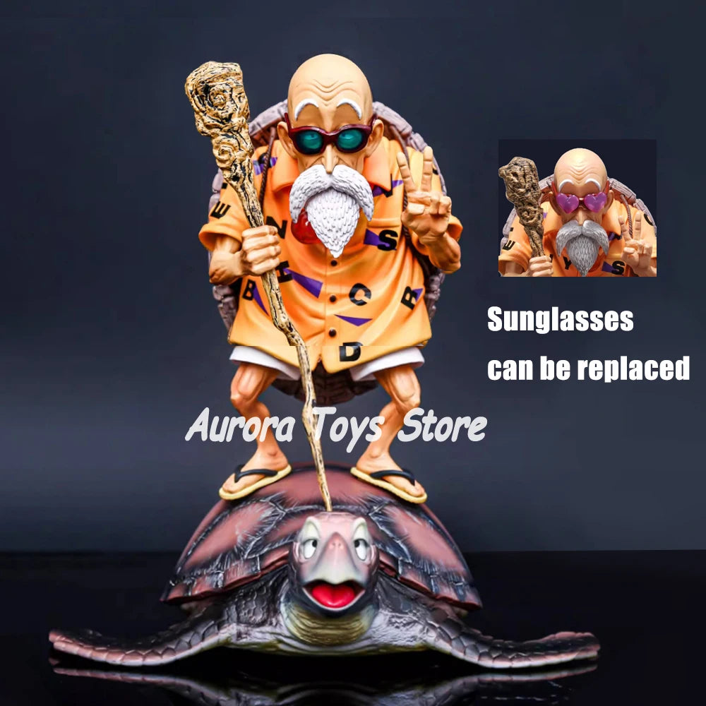 23.5cm/9.25in Anime Dragon Ball Z Figure Kame Sennin Action Figure Pvc Master Roshi Statue Collection Model Toys Gifts