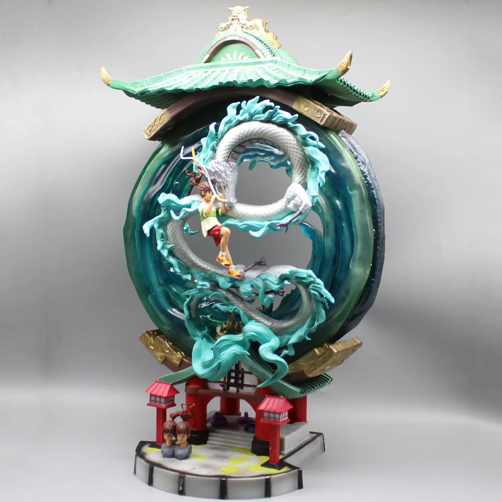 Spirited Away Anime Figure 55cm Ogino Chihiro Cartoon Anime Peripheral Model Pvc Gk Statue Figurine Collection Doll Decora Toys