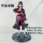 23CM Anime Naruto Shippuuden Uchiha Itachi Akatsuki Organization Gi Dress Up Model Toy Gift Collection Action Figure PVC