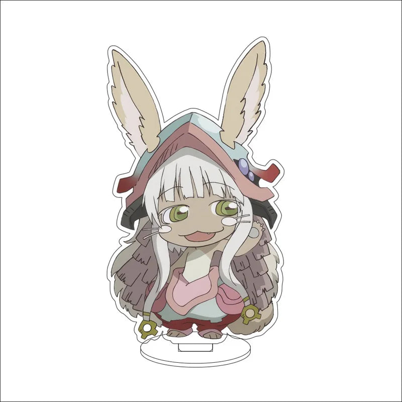 Anime Made in Abyss Acrylic Stand Ornaments Riko Reg Nanachi Prushka Figure Stand Halloween Gifts