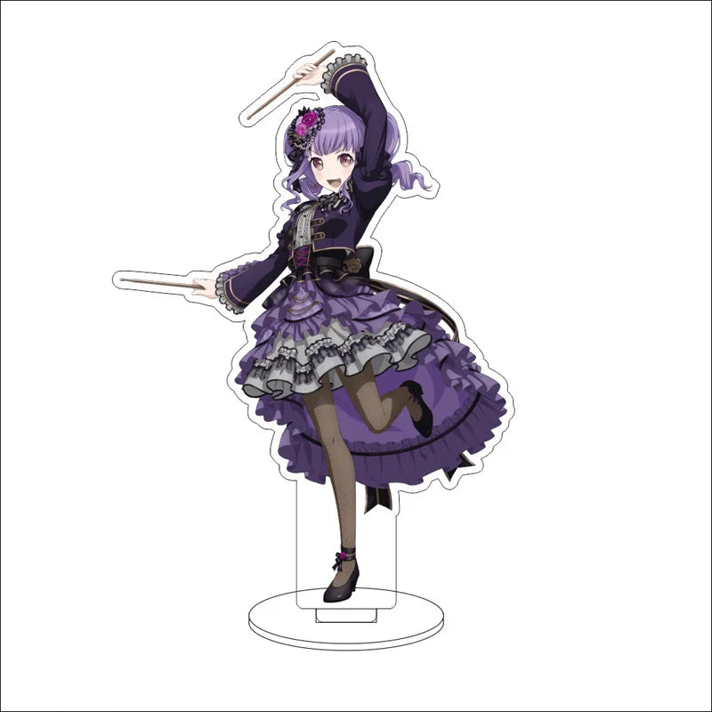 Anime BanG Dream! Acrylic Stand Ornaments Kasumi Toyama Ran Mitake Aya Maruyama Yukina Minato Figure Stand Halloween Gifts