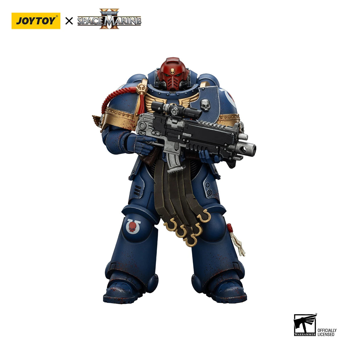 JOYTOY Warhammer 40k 1/18 Action Figures 12.8cm Ultramarines Lieutenant Titus-Collectors Edition