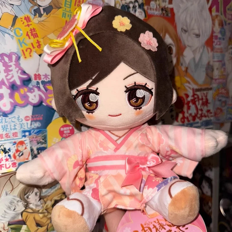 Original Nullset Doll Kamisama Kiss Momozono Tomoe 20cm Nanami Wedding Gown Sitting Posture Plush Doll  Model Toy Gift Toys