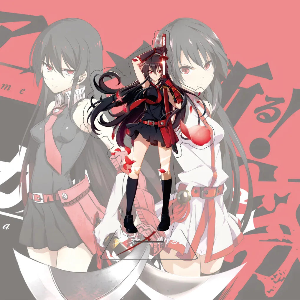 Anime Akame ga KILL 15cm Acrylic Stand Model Cosplay Characters Ornament Accessories Goods Collection Gifts
