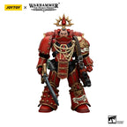 JOYTOY Warhammer 40k 1/18 Action Figures Anime 12.6cm Blood Angels Raldoron First Captain of the Blood Angels