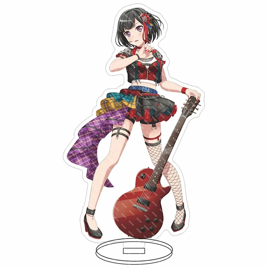 Anime Figure BanG Dream Maruyama Aya Sayo Hikawa Cosplay Acrylic Stand Model Plate Desk Decor Standing Sign Keychain Gifts