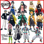 In Stock 16CM Anime Demon Slayer Kimetsu No Yaiba Figure Kamado Tanjirou Action Figure Agatsuma Zenitsu Nezuko PVC Model Toys