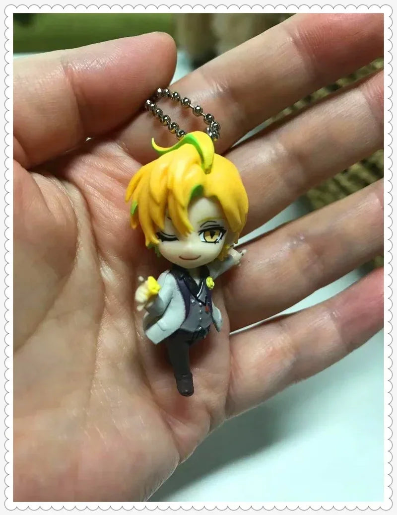 Anime Hypnosis Microphone Gacha Jiro Saburo Yamada Ichiro Pendant Doll Model Action Figure Unisex Ornaments Toy