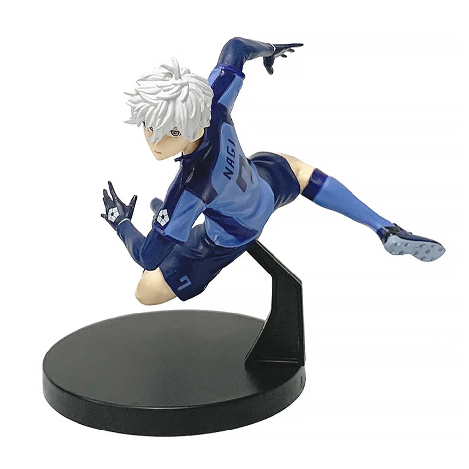 In Stock Anime Blue Lock Nagi Seishiro Rin Itoshi Cool Pose Design Model Classic Style Desktop Ornament Anime Collection Gift