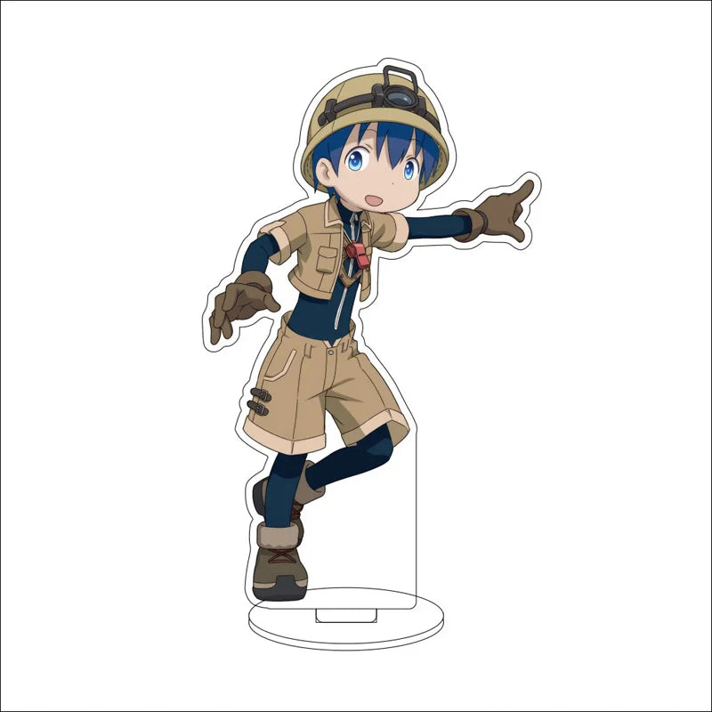 Anime Made in Abyss Acrylic Stand Ornaments Riko Reg Nanachi Prushka Figure Stand Halloween Gifts