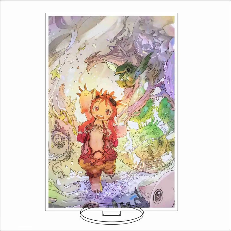 Made In Abyss Anime Acrylic Stand Model Figures Riko Nanachi Cosplay Creative Model Plate Desk Decor Cute Standing Sign Gifts