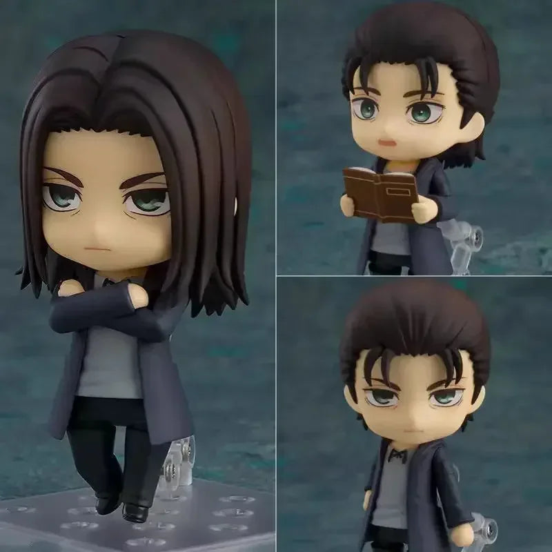 Anime 2000# Eren Figures Attack on Titan Action Figures Erwin Smith 775 Dolls Q Version 435# Armin Arlert 10cm PVC Toys Gifts