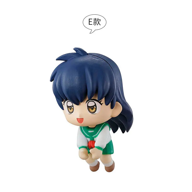 Inuyasha Action Figure Model Sitting Series Anime Peripheral Products Kagome Kikyo Sesshoumaru Rin Gashapon EX CASHAPON ORIGINAL