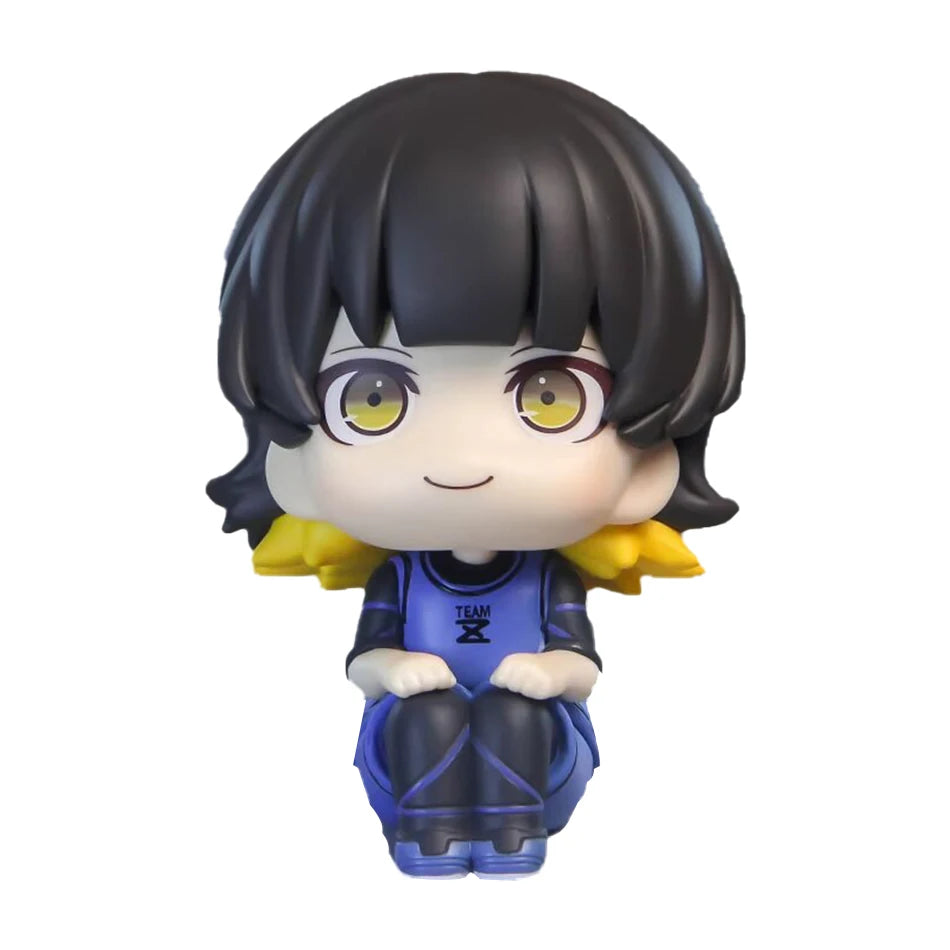 BLUE LOCK Action Figures Isagi Yoichi Bachira Meguru Anime Figure Q Version Figurine Collectible Model Children Toys Doll Gifts