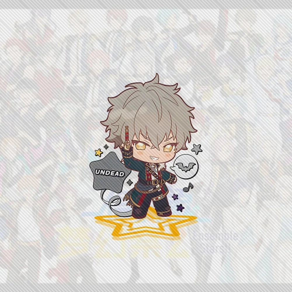 10CM game Ensemble Stars!! Acrylic Stand Model Desk Decor Cosplay Characters Ornament Accessories Good Christmas Gifts