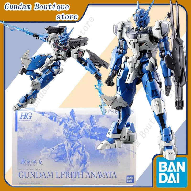 Bandai Genuine GUNDAM LFRITH ANAVATA HG The Witch From Mercury Anime Action Figure Assembly Model Toys Ornaments Gift Children