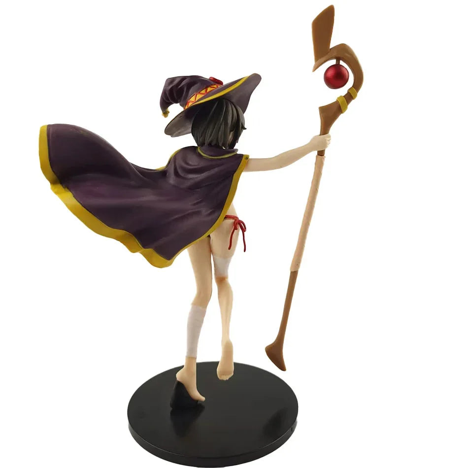 Figma 407 Figure KonoSuba God's Blessing on This Wonderful World Anime Figure Megumin Figures Cute Statue Collectible Model Toys
