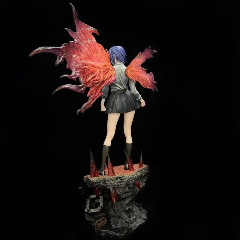 37CM GK Tokyo Ghoul Kirishima Tōka Double Headed Form Action Figures Anime Statue Desktop Ornament Girl Collectible Toys Gifts