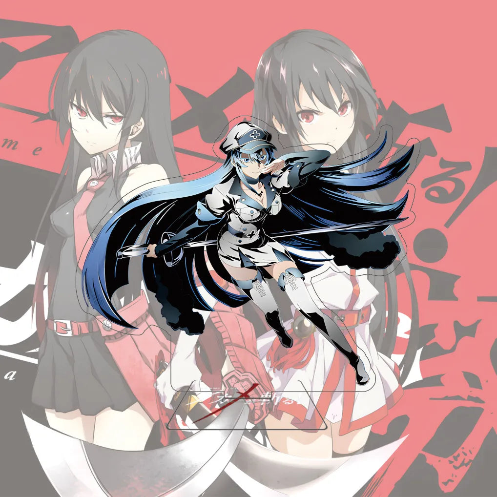 Anime Akame ga KILL 15cm Acrylic Stand Model Cosplay Characters Ornament Accessories Goods Collection Gifts