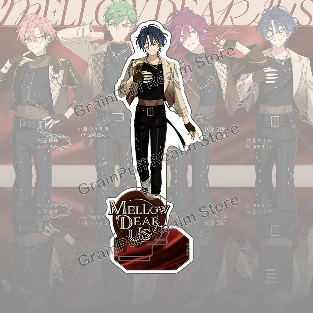 Ensemble Stars MELLOW DEAR US Acrylic Standee Juis, Nozomi, Mashu, Chitose Collectible Figure Display, Cute Desk Decor, Gift