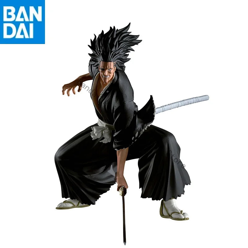 BANDAI NAMCO BANPRESTO in stock Original Genuine BLEACH VIBRATION STARS Zaraki Kenpachi Figure model PVC 13cm Desktop ornament