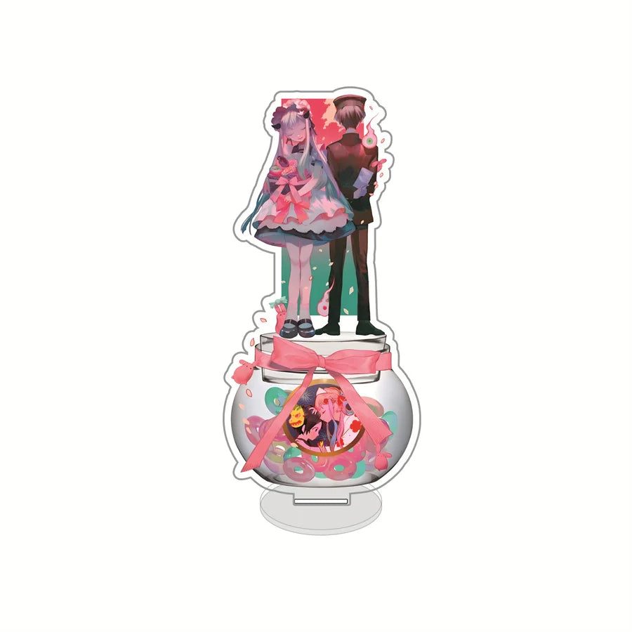 15cm Hot Anime Toilet-Bound Hanako-Kun Figure Stands Model Cute Character Yashiro Nene Acrylic Double-Sided Standing key chain