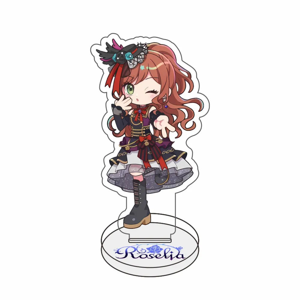 BanG Dream! Anime Acrylic Figures Stand Model Friends Keychain Fans Gifts Sakiko Soyo Display Keychain Ornaments Sweet Girl